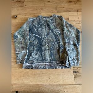 Realtree Kids Camoflauge Crewneck Sweatshirt Size XL 14-16